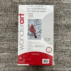WonderArt Cardinal Latch Hook Kit